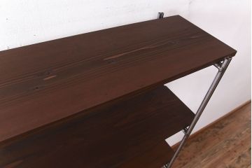 シンプルなラフジュ工房オリジナルアイアンラック【小】(3)