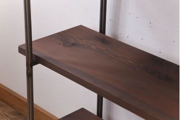 シンプルなラフジュ工房オリジナルアイアンラック【小】(3)