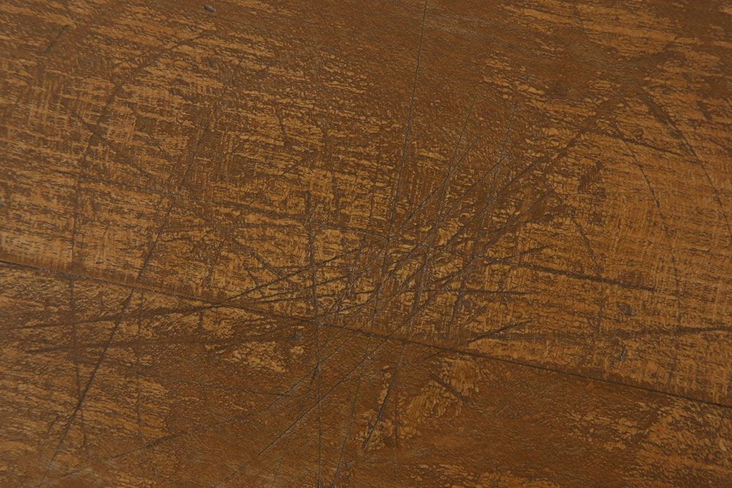 アンティーク家具　シンプルデザイン　アンティークの丸型スツール(2)