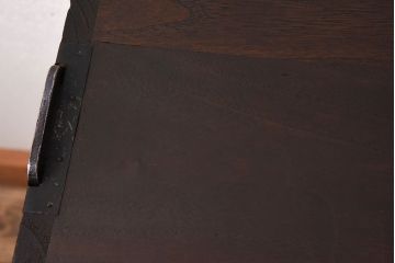 アンティーク家具　鉄脚付き　総桐材の衣装箪笥サイドボード