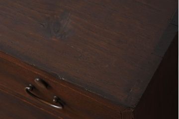 アンティーク家具　鉄脚付き　総桐材の衣装箪笥サイドボード