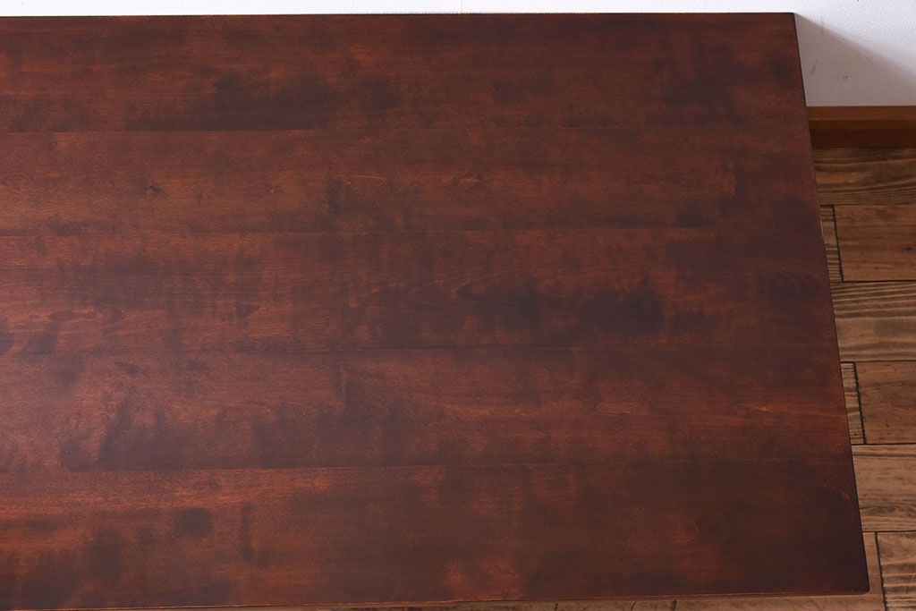 中古　北海道民芸家具　脚折り畳み式座卓(定価約17万8千円)