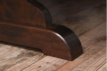 中古　北海道民芸家具　脚折り畳み式座卓(定価約17万8千円)