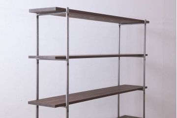 ラフジュオリジナル アイアンの薄型飾り棚【中】(1)