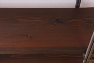 ラフジュオリジナル アイアンの薄型飾り棚【中】(1)