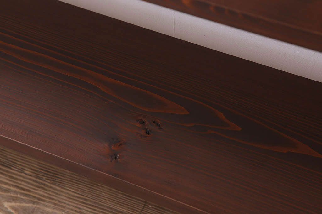 ラフジュオリジナル アイアンの薄型飾り棚【中】(2)