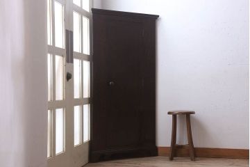 ビンテージ　松本民芸家具　特注品　コーナーキャビネット