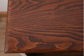 アンティーク家具　アンティークホワイトペイント　脚付きローボード