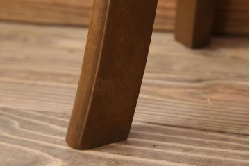 アンティーク家具　シンプルデザイン　アンティークの丸型スツール(3)