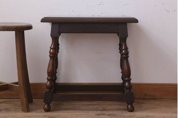 中古　松本民芸家具　#25型　スツールテーブル