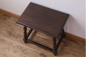 中古　松本民芸家具　#25型　スツールテーブル