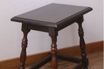 中古　松本民芸家具　#25型　スツールテーブル