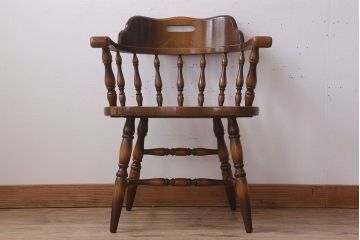 中古　飛騨産業　キツツキマーク　穂高　キャプテンチェア(1)