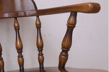 中古　飛騨産業　キツツキマーク　穂高　キャプテンチェア(1)