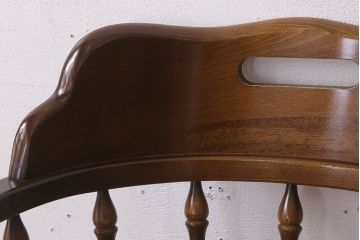 中古　飛騨産業　キツツキマーク　穂高　キャプテンチェア(2)