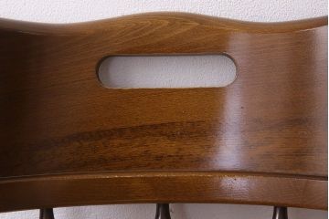 中古　飛騨産業　キツツキマーク　穂高　キャプテンチェア(2)