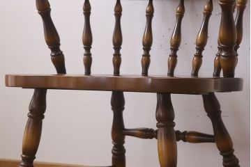 中古　飛騨産業　キツツキマーク　穂高　キャプテンチェア(2)