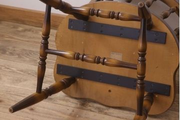 中古　飛騨産業　キツツキマーク　穂高　キャプテンチェア(2)