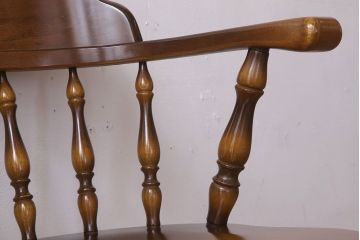 中古　飛騨産業　キツツキマーク　穂高　キャプテンチェア(2)