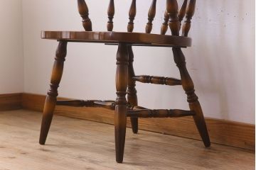 中古　飛騨産業　キツツキマーク　穂高　キャプテンチェア(3)