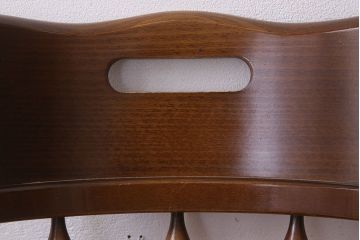 中古　飛騨産業　キツツキマーク　穂高　キャプテンチェア(3)