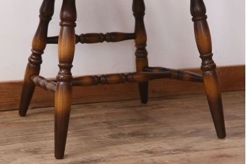 中古　飛騨産業　キツツキマーク　穂高　キャプテンチェア(3)
