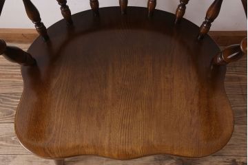 中古　飛騨産業　キツツキマーク　穂高　キャプテンチェア