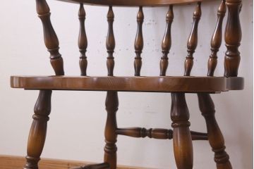 中古　飛騨産業　キツツキマーク　穂高　キャプテンチェア