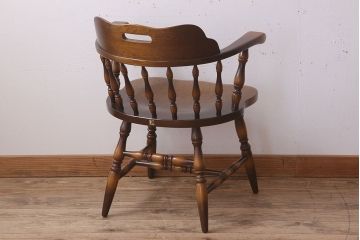 中古　飛騨産業　キツツキマーク　穂高　キャプテンチェア