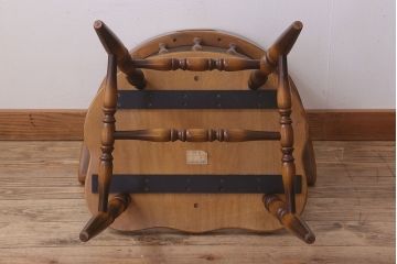 中古　飛騨産業　キツツキマーク　穂高　キャプテンチェア