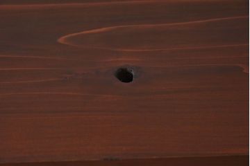 ラフジュオリジナル アイアンの薄型飾り棚【大】