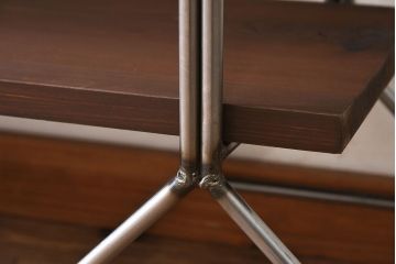 ラフジュオリジナル アイアンの薄型飾り棚【大】