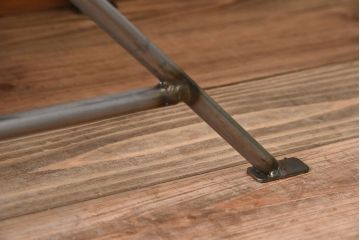 ラフジュオリジナル アイアンの薄型飾り棚【大】