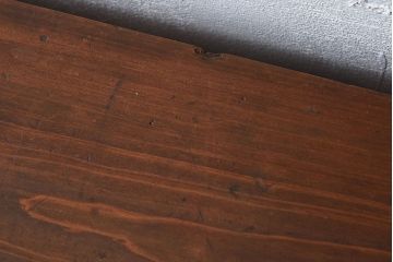 アンティーク家具　古い木製のアンティーク薄型薬箪笥(引き出し)