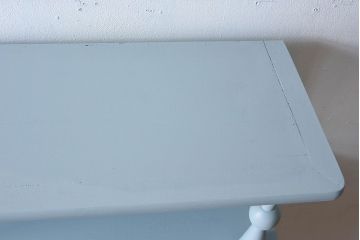 アンティーク家具　モールガラス入り!アンティークのペイント本箱(ブックケース)