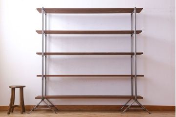 ラフジュオリジナル アイアンの薄型飾り棚【大】(1)