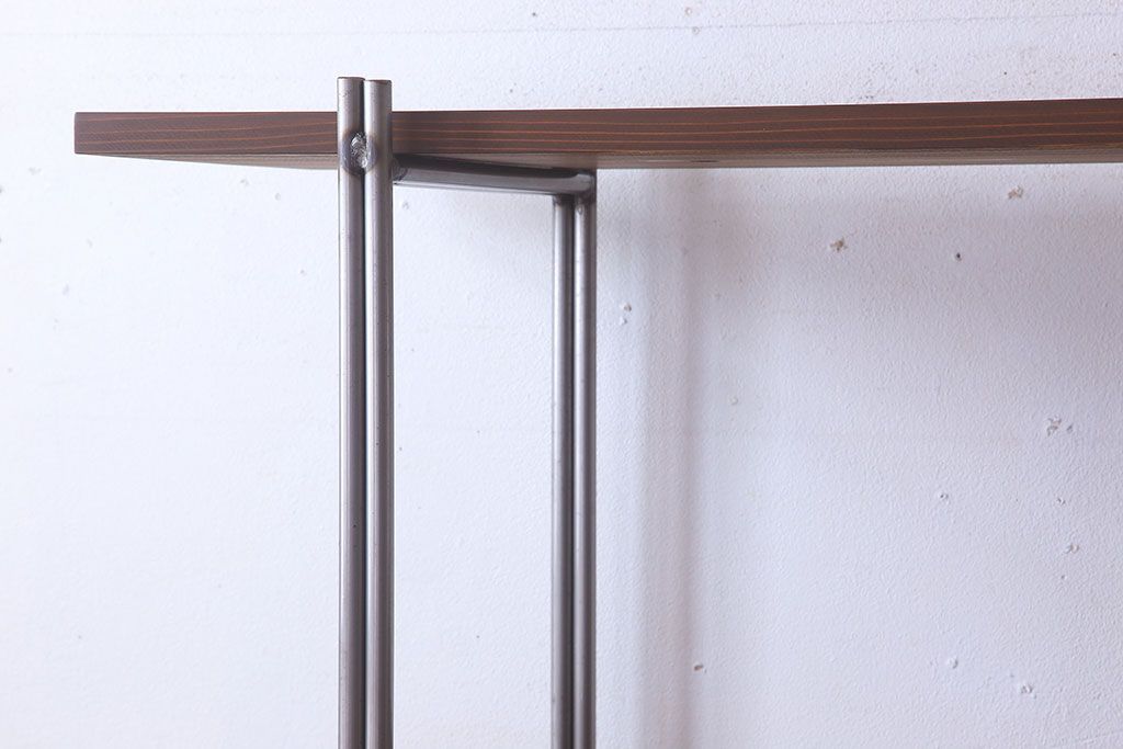 ラフジュオリジナル アイアンの薄型飾り棚【大】(1)