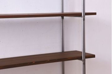 ラフジュオリジナル アイアンの薄型飾り棚【大】(1)