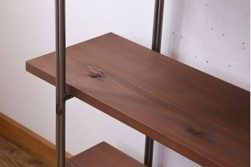 ラフジュオリジナル アイアンの薄型飾り棚【大】(1)