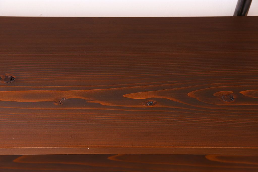 ラフジュオリジナル アイアンの薄型飾り棚【大】(1)