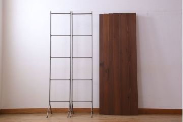 ラフジュオリジナル アイアンの薄型飾り棚【大】(1)