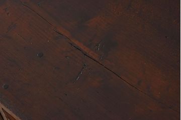 アンティーク家具　前面栓材　古い木製のアンティーク薬箪笥(引き出し)(2)