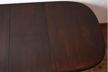 中古　飛騨産業　キツツキマーク　穂高　エクステンションダイニングテーブル(2)