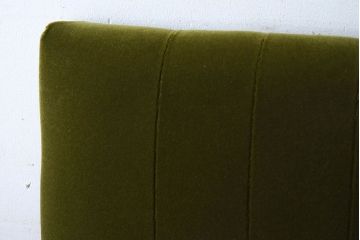 レトロ家具　ブナ材　シンプルでレトロなアンティーク1人掛けアームソファ(1)