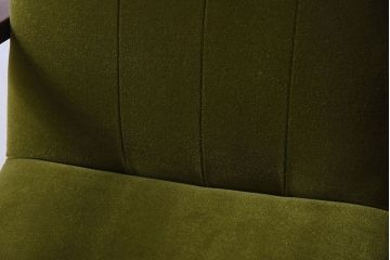 レトロ家具　ブナ材　シンプルでレトロなアンティーク1人掛けアームソファ(1)