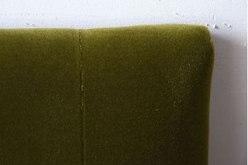 レトロ家具　ブナ材　シンプルでレトロなアンティーク1人掛けアームソファ(1)