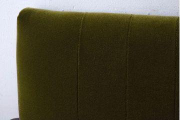 レトロ家具　ブナ材　シンプルでレトロなアンティーク1人掛けアームソファ(2)