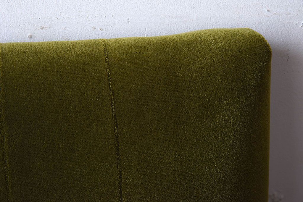 レトロ家具　ブナ材　シンプルでレトロなアンティーク1人掛けアームソファ(2)