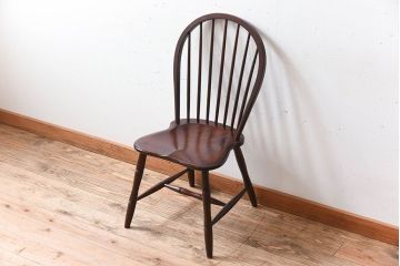 中古　松本民芸家具　#72 上質なリーチチェア(ダイニングチェア)(1)