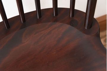 中古　松本民芸家具　#72 上質なリーチチェア(ダイニングチェア)(3)